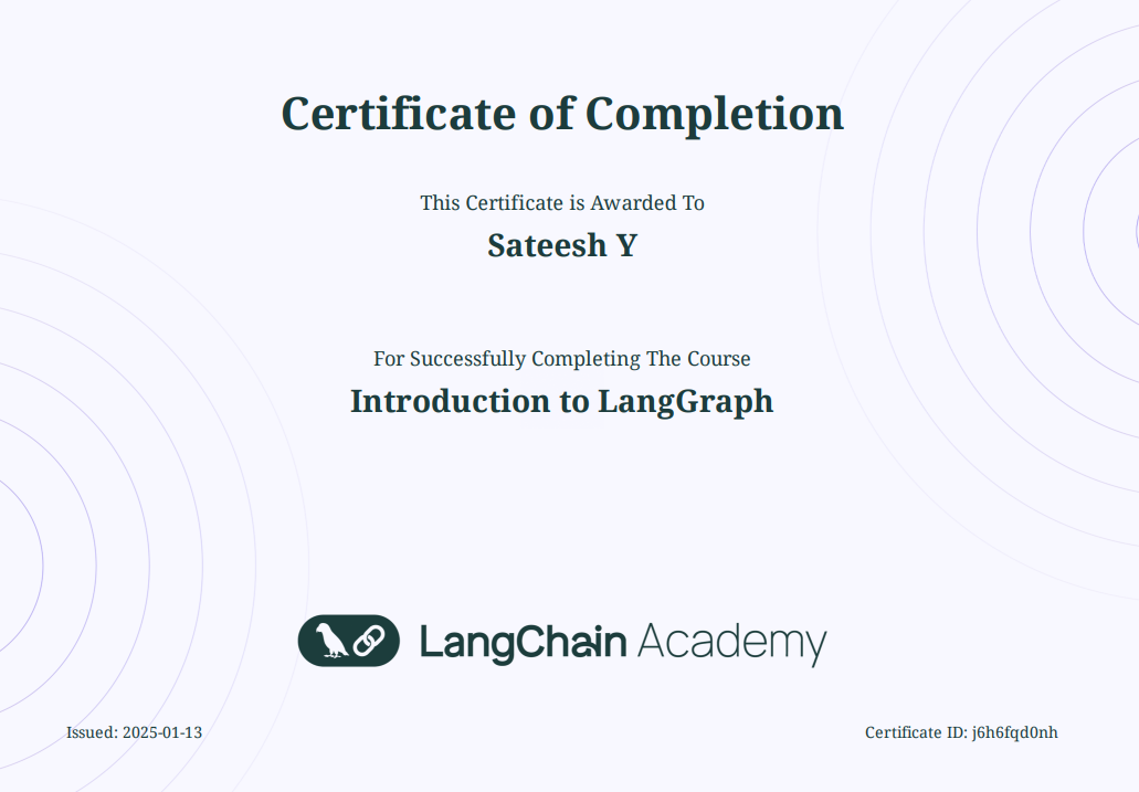 Langchain Academy - Introduction to LangGraph